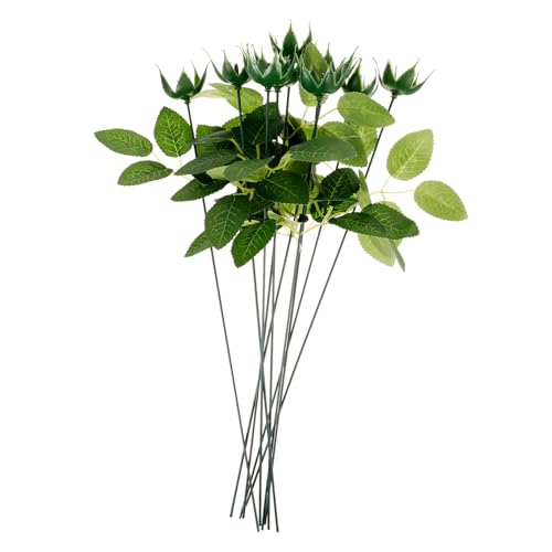 PartyKindom Künstliche Blumenstiele Set Teilig mit Realistischen Kelchen Blättern und Stielen für DIY Bastelprojekte Blumenarrangements Heimdekoration und Kreative Floristik Zubehör PartyKindom Künstliche Blumenstiele Set Teilig mit Realistischen Kelchen Blättern und Stielen für DIY Bastelprojekte Blumenarrangements Heimdekoration und Kreative Floristik Zubehör von PartyKindom