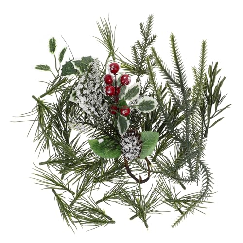 PartyKindom Künstlicher Weihnachtsbeeren Vasenfüller aus Langlebigem Weihnachtsdeko für Vase und Schwebende Kerzen für Festliche Tischdekoration und Xmas Partygestaltung von PartyKindom