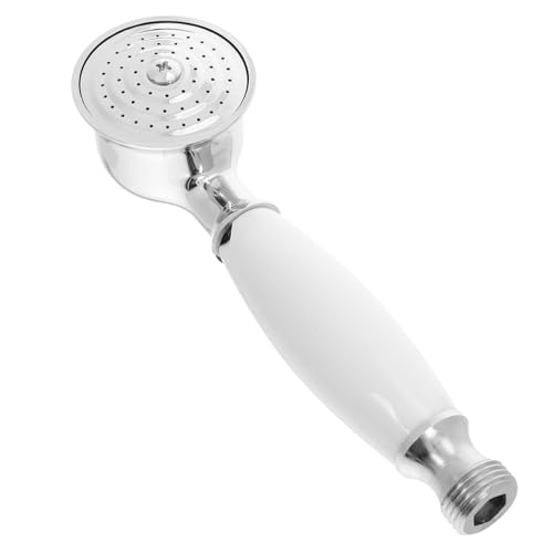 PartyKindom Kupfer Retro Handbrause Handheld Duschkopf mit Keramikgriff Vintage Design Einfache Montage Kompatibel Präzise Wassersteuerung Klassischer Stil für Badezimmer von PartyKindom