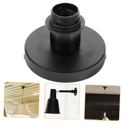 PartyKindom Lampenfassung mit Großem Schraubgewinde Metall Lampensockel mit Stilvollem Ring Einfach zu Montieren Vielseitiger DIY Lampenhalter für Deckenleuchten Robust und Langlebig PartyKindom Lampenfassung mit Großem Schraubgewinde Metall Lampensockel mit Stilvollem Ring Einfach zu Montieren Vielseitiger DIY Lampenhalter für Deckenleuchten Robust und Langlebig von PartyKindom