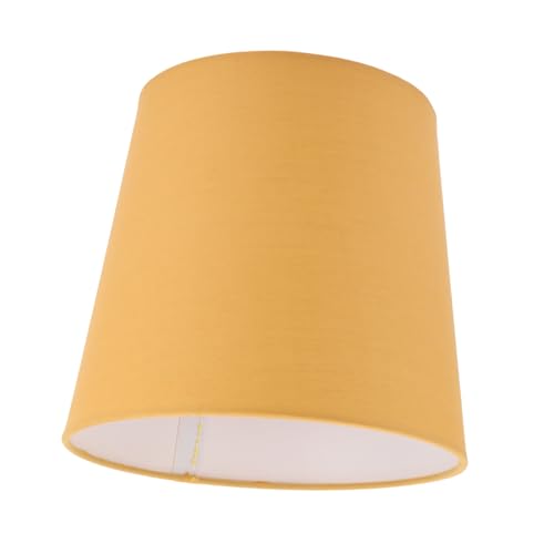 PartyKindom Lampenschirm Geformt Weich Machend Licht Robustes Design Einfach zu Montieren Passend für Schlafzimmer und Wohnzimmer Gelb Geeignet von PartyKindom