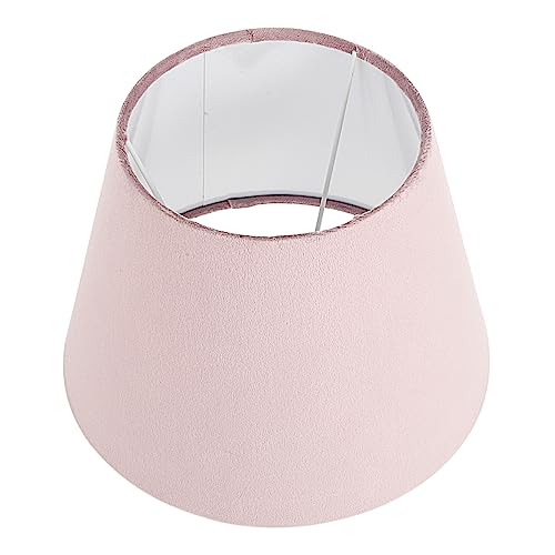 PartyKindom Lampenschirm Strapazierfähigem Stoff mit Weißer Innenbeschichtung Multifunktionaler Lampenschutz für Tischlampen und Schlafzimmerbeleuchtung Rosa Außenfarbe Einzeln Verpackt von PartyKindom
