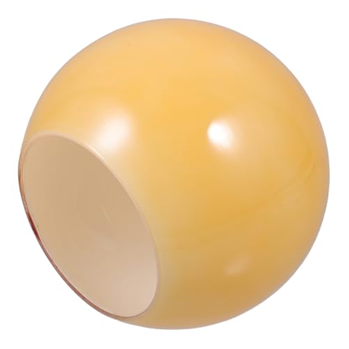 PartyKindom Lampenschirm für Pendelleuchten Doppel Loch Design Milchgelber Lampenschirm für DIY Projekte Pflegeleichte Leuchte für Gemütliche von PartyKindom