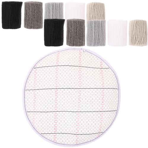 PartyKindom Latch Hook Garn für Teppichherstellung Weiches Farbiges DIY Garn für Kissen Decken Teppiche Komfortables Stricken und Häkeln Geeignet für Anfänger und Profis von PartyKindom