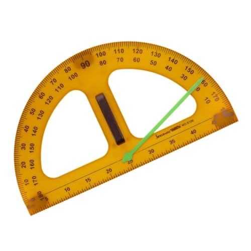 PartyKindom Halbkreis-winkelmesser Aus Messlineal Für Geometrisches Zeichenwerkzeug Für Lehrer Und Schüler Tragbar Und Langlebig PartyKindom Halbkreis-winkelmesser Aus Messlineal Für Geometrisches Zeichenwerkzeug Für Lehrer Und Schüler Tragbar Und Langlebig von PartyKindom