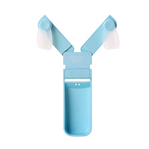 PartyKindom Lüfter Mini- USB-wiederaufladbarer Handventilator Wiederaufladbar Tasche Ladegebläse von PartyKindom