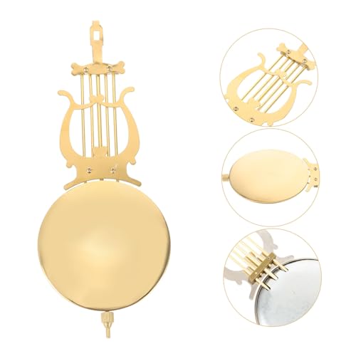 PartyKindom Metall Pendel Ersatzteil für Wanduhr Präzisions Uhrwerk DIY Uhr Zubehör Robust und Dekorativ für Stand Hängeuhren von PartyKindom