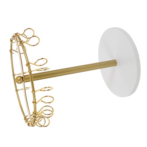 PartyKindom Metall haarclip Organizer Elegant Funktional Vielseitig für Schlafzimmer Badezimmer Schminktisch Mädchen Aufbewahrung und Dekoration von PartyKindom