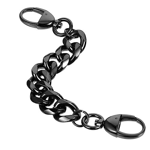 PartyKindom Metallkette Für Handtaschen Ersatzgurt in Gun Schwarz Mit Karabiner Robuste DIY Taschenkette Für Schultertaschen Clutches Hochglänzend Langlebig Und PartyKindom Metallkette Für Handtaschen Ersatzgurt in Gun Schwarz Mit Karabiner Robuste DIY Taschenkette Für Schultertaschen Clutches Hochglänzend Langlebig Und von PartyKindom