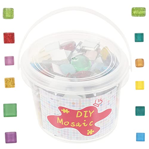 PartyKindom Mosaiksteine DIY Bastelmaterial Bunte Glasmosaikstücke für Kreative Heimdekorationen für Fotoalben Geschirr und Möbel Langlebig und Einfach zu Verwenden PartyKindom Mosaiksteine DIY Bastelmaterial Bunte Glasmosaikstücke für Kreative Heimdekorationen für Fotoalben Geschirr und Möbel Langlebig und Einfach zu Verwenden von PartyKindom
