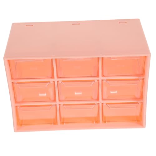PartyKindom Multifunktionale Aufbewahrungsbox mit Fächern Platzsparend für Schmuck Gewürze Büro und Küchenutensilien Wandmontierbar Hellrosa Desktop Organizer von PartyKindom