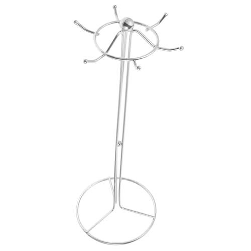 PartyKindom Multifunktionaler Küchenutensilienhalter aus Robustem Drehbare Haken Organizer Regal für Kochlöffel und Pfannenwender Platzsparend für Küche und Spüle PartyKindom Multifunktionaler Küchenutensilienhalter aus Robustem Drehbare Haken Organizer Regal für Kochlöffel und Pfannenwender Platzsparend für Küche und Spüle von PartyKindom