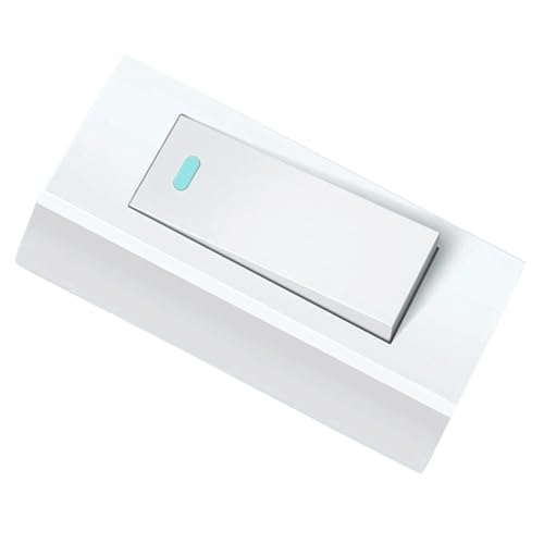 PartyKindom Multifunktionaler Lichtschalter Paddle Schalter Einpolig Haushaltslicht Zubehör Weiß Kompakt Langlebig für Wandmontage PartyKindom Multifunktionaler Lichtschalter Paddle Schalter Einpolig Haushaltslicht Zubehör Weiß Kompakt Langlebig für Wandmontage von PartyKindom