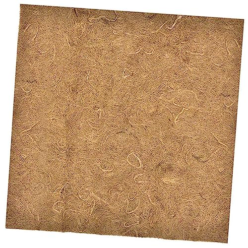 PartyKindom Natürliche Jutefasermatte Reptilien und Wurmteppich Terrarium Innenkissen Feuchtigkeits und Kratzschutz Manure Loading Pad für Schildkröten Eidechsen Schlangen Waschbar und von PartyKindom