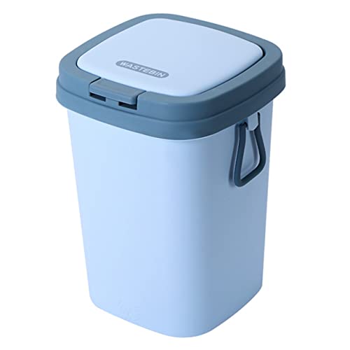 PartyKindom Nordic Style Mülleimer mit Deckel Kleiner Tragbarer Abfallbehälter für Zuhause Badezimmer Küche Druckbetätigt Praktisch für Mülltrennung und Recycling PartyKindom Nordic Style Mülleimer mit Deckel Kleiner Tragbarer Abfallbehälter für Zuhause Badezimmer Küche Druckbetätigt Praktisch für Mülltrennung und Recycling von PartyKindom