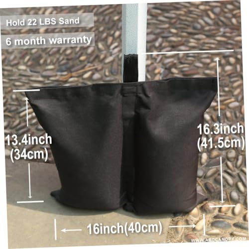 PartyKindom Oxford Sandsäcke für Pavillon Gewichte wasserdichte Zeltbeschwerer mit Klettband Robust und Reißfest Geeignet für Outdoor Camping Fischen Radfahren und Klettereinsatz von PartyKindom
