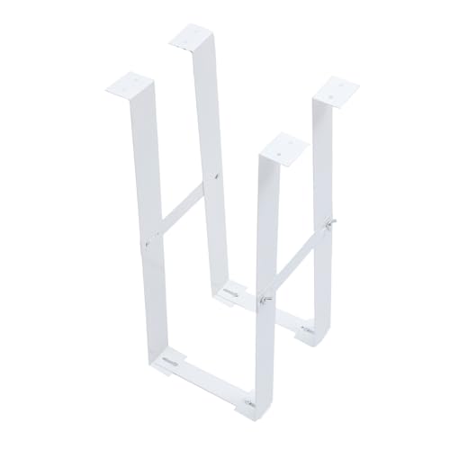 PartyKindom PC Halterung für Desktop Tower Verstellbarer Computerhalter mit Starker Tragkraft Platzsparend Weißer Büro PC hängeständer mit Glatter Hochtemperaturbeständiger Oberfläche von PartyKindom