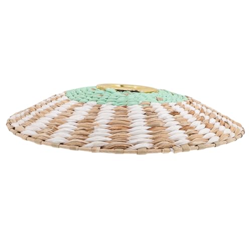 PartyKindom Papier Lampenschirm Geflochten Retro Design Leichtgewichtige Hängelampe Lampenschirm Für Wohnzimmer Schlafzimmer Restaurant Hotel Fassung von PartyKindom