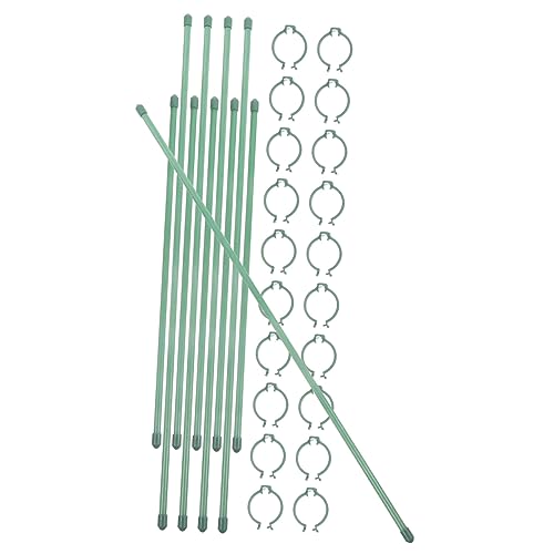 PartyKindom Pflanzenstützen Teilig mit Clips Garten Rankhilfe Kletterpflanzen Stäbe für Gemüse Blumen Stabile Pflanzenstütze für Gesunden Aufrechten Wuchs und Schutz vor Wind und Bruch PartyKindom Pflanzenstützen Teilig mit Clips Garten Rankhilfe Kletterpflanzen Stäbe für Gemüse Blumen Stabile Pflanzenstütze für Gesunden Aufrechten Wuchs und Schutz vor Wind und Bruch von PartyKindom