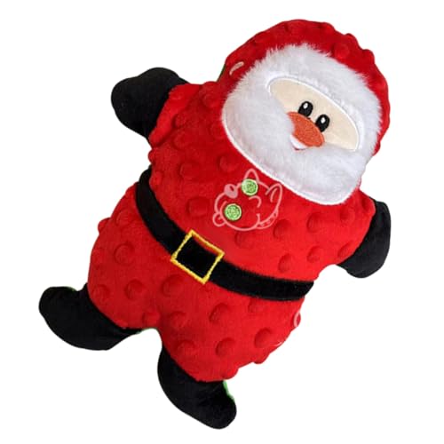 PartyKindom Plüsch Hundespielzeug mit Quietschfunktion Langlebiges Kauspielzeug für Hunde Interaktives Weihnachtsmotiv für Welpen und Kleine bis Große Hunde Stressabbauend und Fördert PartyKindom Plüsch Hundespielzeug mit Quietschfunktion Langlebiges Kauspielzeug für Hunde Interaktives Weihnachtsmotiv für Welpen und Kleine bis Große Hunde Stressabbauend und Fördert von PartyKindom