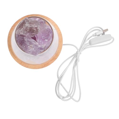 PartyKindom Praktische Kristall Aroma Lampe ohne Ätherische Öle Haushalts Duftlampe mit Aromatherapie Funktion Innenraum Nachtlicht für Wohnzimmer Schlafzimmer Badezimmer von PartyKindom