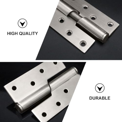 PartyKindom Premium Edelstahl Türscharnier mit Automatischer Schließfunktion für Schlafzimmer Badezimmer Türen Robust Rostbeständig Einfache Installation Langlebiges Hebescharnier in Silber PartyKindom Premium Edelstahl Türscharnier mit Automatischer Schließfunktion für Schlafzimmer Badezimmer Türen Robust Rostbeständig Einfache Installation Langlebiges Hebescharnier in Silber von PartyKindom