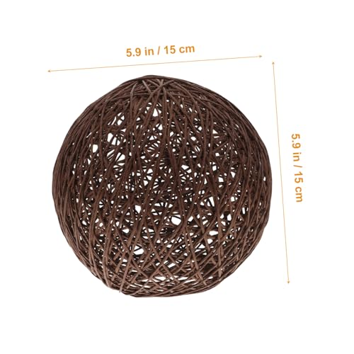 PartyKindom Rattan Kugel Lampenschirm Kreativer Lampenschutz Für Deckenleuchte Tischlampe Vielseitig Einsetzbar Natürliche Wohnraumdekoration PartyKindom Rattan Kugel Lampenschirm Kreativer Lampenschutz Für Deckenleuchte Tischlampe Vielseitig Einsetzbar Natürliche Wohnraumdekoration von PartyKindom
