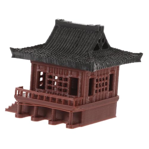 PartyKindom Realistisches Miniatur Landschafts Pavillon Aquarium Ornament Statue Kompakte Gartendekoration für Aquarium und Bonsai Fischbecken Zubehör PartyKindom Realistisches Miniatur Landschafts Pavillon Aquarium Ornament Statue Kompakte Gartendekoration für Aquarium und Bonsai Fischbecken Zubehör von PartyKindom