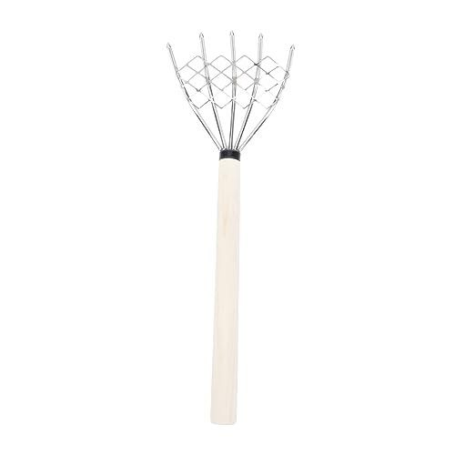 PartyKindom Rechen mit und Netz Robuster Gartenschaber zum Lockern von Erde Outdoor Clam Rake für Muschelsuche und Bodenausbreitung Langlebiger Holzgriff PartyKindom Rechen mit und Netz Robuster Gartenschaber zum Lockern von Erde Outdoor Clam Rake für Muschelsuche und Bodenausbreitung Langlebiger Holzgriff von PartyKindom