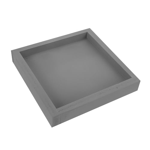 PartyKindom Rechteckiger Pflanzuntersetzer aus Robustem Kunststoff Langlebiges Wasserauffangtablett für Blumentöpfe Pflanzentablett mit Drainage Passend für Bonsai und Zimmerpflanzen von PartyKindom