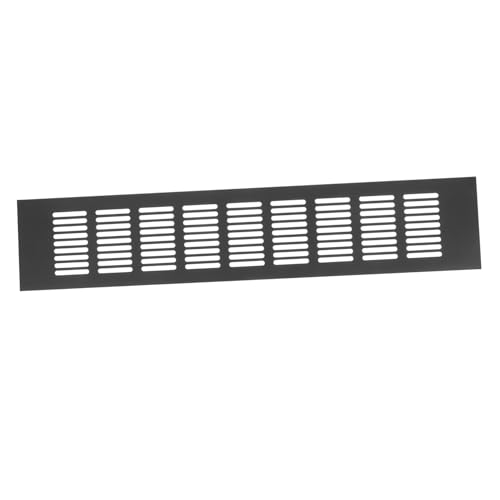 PartyKindom Rechteckiges Lüftungsgitter Aluminiumlegierung Vielseitiger Luftauslass für Schrank Schuhschrank und Garderobe Schwarze Belüftungsabdeckung Einfache Montage PartyKindom Rechteckiges Lüftungsgitter Aluminiumlegierung Vielseitiger Luftauslass für Schrank Schuhschrank und Garderobe Schwarze Belüftungsabdeckung Einfache Montage von PartyKindom