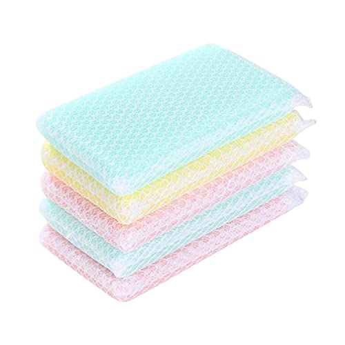 PartyKindom Reinigungsschwämme Für Den Haushalt 5Pcs Küche Reinigung Schwamm Mikrofaser Super Reinigung Schw?mme mit Net Und L?nge Waschen Up Schw?mme für Tasse Teller Schüssel PartyKindom Reinigungsschwämme Für Den Haushalt 5Pcs Küche Reinigung Schwamm Mikrofaser Super Reinigung Schw?mme mit Net Und L?nge Waschen Up Schw?mme für Tasse Teller Schüssel von PartyKindom