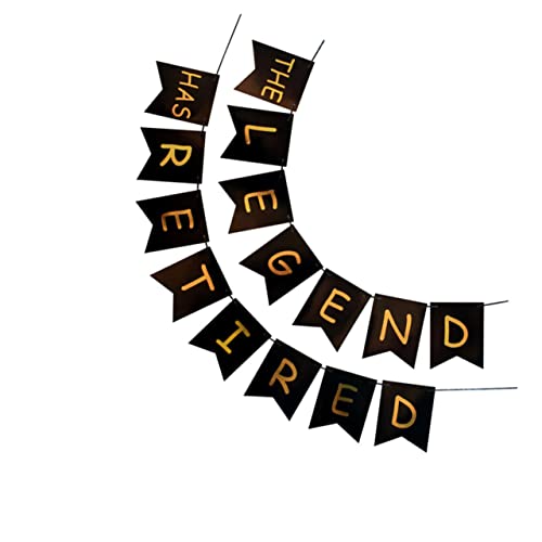 PartyKindom Retirement Party Dekobanner Set Glitzernde Buchstaben Fahnen Hängende Rentnerin Dekoration Abschied Feier Banner für Geburtstag und Ruhestand Festliche Girlande für Renteneintritt PartyKindom Retirement Party Dekobanner Set Glitzernde Buchstaben Fahnen Hängende Rentnerin Dekoration Abschied Feier Banner für Geburtstag und Ruhestand Festliche Girlande für Renteneintritt von PartyKindom