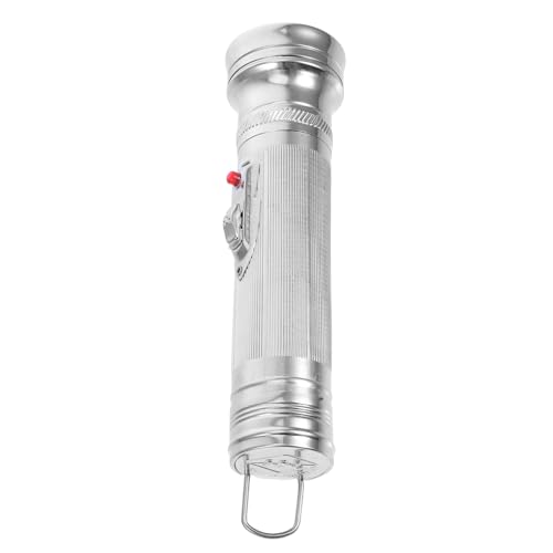 PartyKindom Retro Metall Taschenlampe Tragbare Alte Taschenlampe Robustem Material für Outdoor Aktivitäten und Camping ohne Batterie von PartyKindom