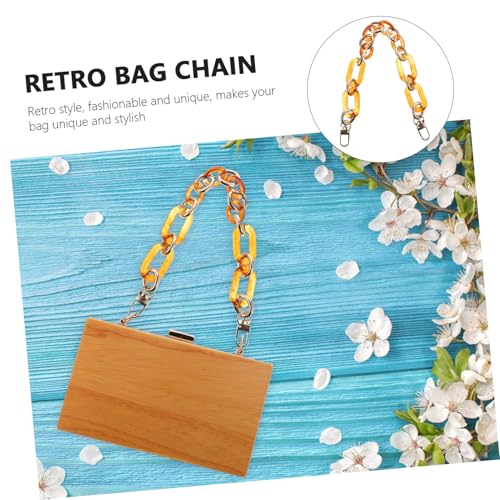 PartyKindom Retro Resin Bag Chain Abnehmbare Vintage Handtaschenkette in Kontrastfarben Strapazierfähige Ersatzkette für Handtaschen Modische Tasche Dekoration Einfach zu Befestigen PartyKindom Retro Resin Bag Chain Abnehmbare Vintage Handtaschenkette in Kontrastfarben Strapazierfähige Ersatzkette für Handtaschen Modische Tasche Dekoration Einfach zu Befestigen von PartyKindom