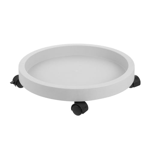 PartyKindom Rollbarer Pflanzenständer mit Drehbaren Rädern Runder Blumenuntersetzer aus Robustem Bodenschonender Pflanzkübel Untersetzer mit Atmungsaktivem Design für Indoor Pflanzenmobilität PartyKindom Rollbarer Pflanzenständer mit Drehbaren Rädern Runder Blumenuntersetzer aus Robustem Bodenschonender Pflanzkübel Untersetzer mit Atmungsaktivem Design für Indoor Pflanzenmobilität von PartyKindom
