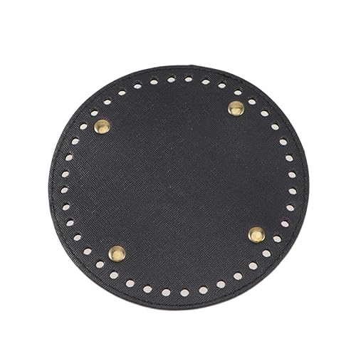PartyKindom Runder Taschenboden Pu-taschenbodenbasis Handgefertigtes Nähen-Accessoire Zum Stricken Von Taschen Und Geldbörsen DIY-taschenmaterial Schwarz PartyKindom Runder Taschenboden Pu-taschenbodenbasis Handgefertigtes Nähen-Accessoire Zum Stricken Von Taschen Und Geldbörsen DIY-taschenmaterial Schwarz von PartyKindom