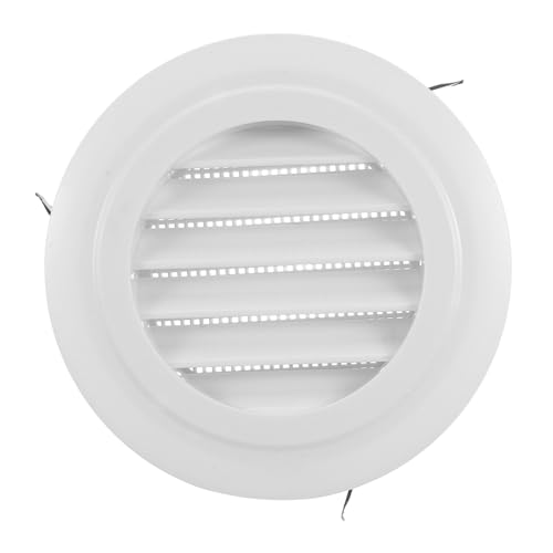 PartyKindom Rundes Lüftungsgitter mit Integriertem Fliegenschutz Kunststoff lamellenventil Abluftabdeckung für Wand Dachuntersicht und Lüftungskanäle Geeignet für Bad und Küche PartyKindom Rundes Lüftungsgitter mit Integriertem Fliegenschutz Kunststoff lamellenventil Abluftabdeckung für Wand Dachuntersicht und Lüftungskanäle Geeignet für Bad und Küche von PartyKindom