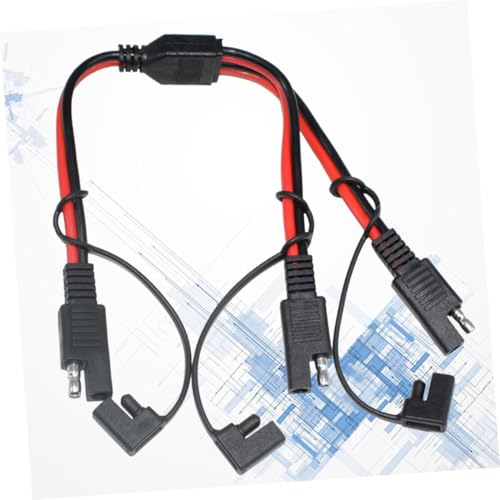 PartyKindom Sae Power Verlängerungskabel Adapterkabel mit Reinem Kupfer für Auto Solar Anschluss Niedriger Widerstand Hohe Stromstärke Langlebiges Niedrige Verlust Schnelltrennkabel von PartyKindom