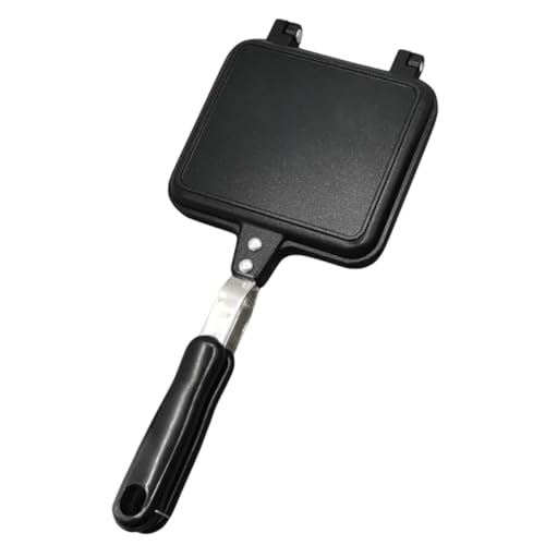 PartyKindom Sandwichbackform Antihaft Doppelseitige Grillpfanne Ergonomischer Griff Für Frühstück Toast Sandwich Maker Küchenhelfer Robust Langlebig von PartyKindom