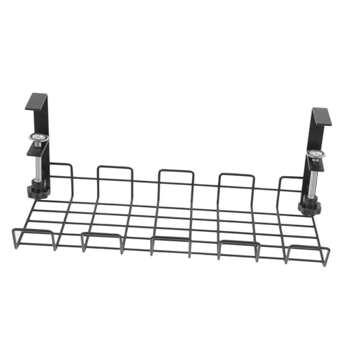 PartyKindom Schreibtischregal Kabelführungsfach Schreibtisch 14 93 Zoll Ohne Bohren Schreibtisch-Kabelorganisator Server-Rack-Kabelmanagement Kabelfach Schreibtisch Kabelorganisator von PartyKindom