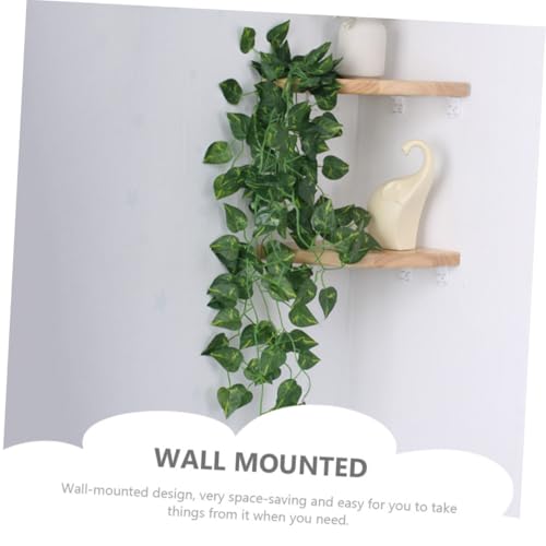 PartyKindom Schwebendes Eckregal aus Hochwertigem Holz Abgerundete Kanten für Wandmontiertes Aufbewahrungsregal Strapazierfähig Vielseitig als Pflanzenhalter und Dekoration für Wohnzimmer und PartyKindom Schwebendes Eckregal aus Hochwertigem Holz Abgerundete Kanten für Wandmontiertes Aufbewahrungsregal Strapazierfähig Vielseitig als Pflanzenhalter und Dekoration für Wohnzimmer und von PartyKindom