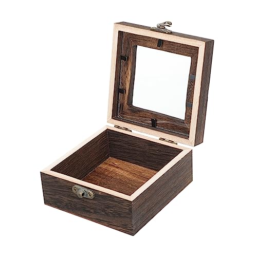 PartyKindom Shadowbox Vitrine für Insektenproben Retro Holzbox mit Deckel zur Sicheren Präsentation und Aufbewahrung von Sammlerstücken PartyKindom Shadowbox Vitrine für Insektenproben Retro Holzbox mit Deckel zur Sicheren Präsentation und Aufbewahrung von Sammlerstücken von PartyKindom