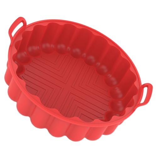 PartyKindom Silikon Airfryer Matte Wiederverwendbar Hitzebeständig Antihaft Backmatte Luftfritteuse Zubehör Rutschfest Schutz für Heißluftfritteusen und Grillgeräte PartyKindom Silikon Airfryer Matte Wiederverwendbar Hitzebeständig Antihaft Backmatte Luftfritteuse Zubehör Rutschfest Schutz für Heißluftfritteusen und Grillgeräte von PartyKindom