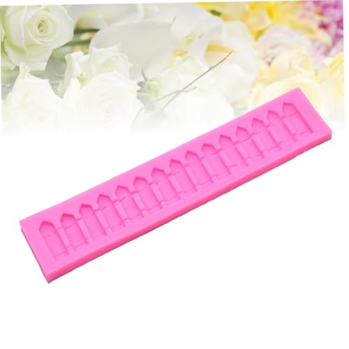 PartyKindom Silikon Backform Gartenzaun Fondant Form für Kuchen Schokolade Candy Eiswürfel DIY Backen Bpa frei Antihaft für Party und Dekoration von PartyKindom