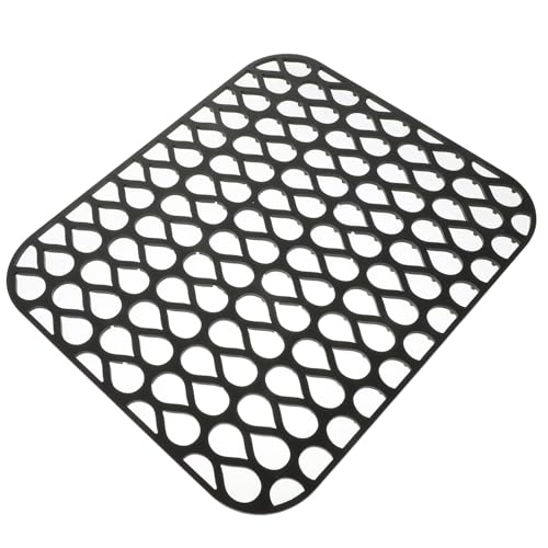 PartyKindom Silikon Spülbeckeneinlage mit Hohlraum Rutschfeste Schutzmatte für Küchenspüle Langlebige und Wasserabweisende Abtropfmatte Vielseitig als Trocknungsmatte Geeignet Leicht zu von PartyKindom