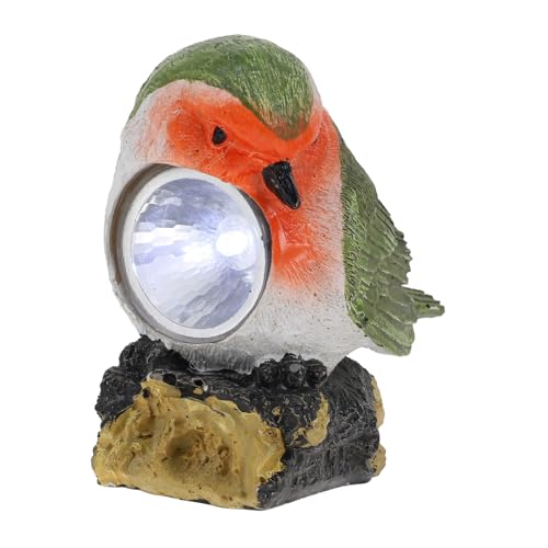 PartyKindom Solar Statue Gartenlampe Resin LED Deko für Außenbereiche und Energieeffizient für Garten Terrasse von PartyKindom