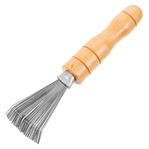 PartyKindom Stainless Steel Kenzan Rake mit Holzgriff Reinigungswerkzeug für Blumenarrangements für Zuhause Büro und Garten Langlebig und Benutzerfreundlich PartyKindom Stainless Steel Kenzan Rake mit Holzgriff Reinigungswerkzeug für Blumenarrangements für Zuhause Büro und Garten Langlebig und Benutzerfreundlich von PartyKindom