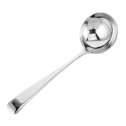 PartyKindom Suppenkelle mit Langem Griff Hitzebeständig für Kochen und Servieren Nahtloses Design für Einfache Robust und Langlebig für Suppen Eintöpfe und Hotpot in Profi Küchen von PartyKindom