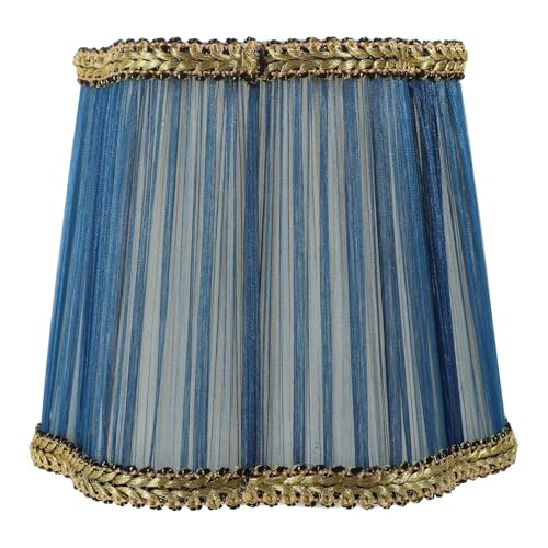 PartyKindom Tiefblaue Falten textillampe Lampenschirm Ersatz Lampenabdeckung für Tisch Stehlampe Innenbeleuchtung Wohnzimmer Schlafzimmer PartyKindom Tiefblaue Falten textillampe Lampenschirm Ersatz Lampenabdeckung für Tisch Stehlampe Innenbeleuchtung Wohnzimmer Schlafzimmer von PartyKindom